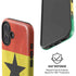 Ghana Flag Distressed iPhone 16 Magsafe Impact Case